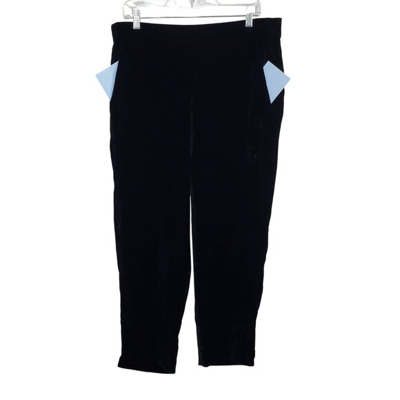 J Crew Womens Size 12 Pants Stretch Velvet Luxe Soft Pull On Comfortable Chic - Picture 2 of 11